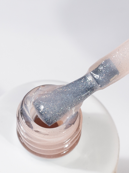 База камуфлирующая каучуковая для ногтей тон 1592 Sofiprofi White Shimmer, 10 мл